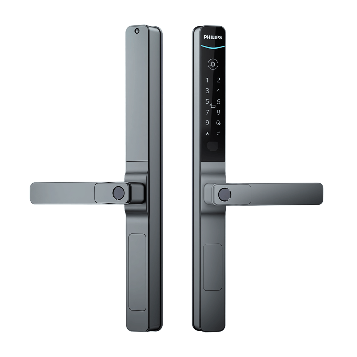 Philips DDL611-18HBS Dual Fingerprints Gate Lock