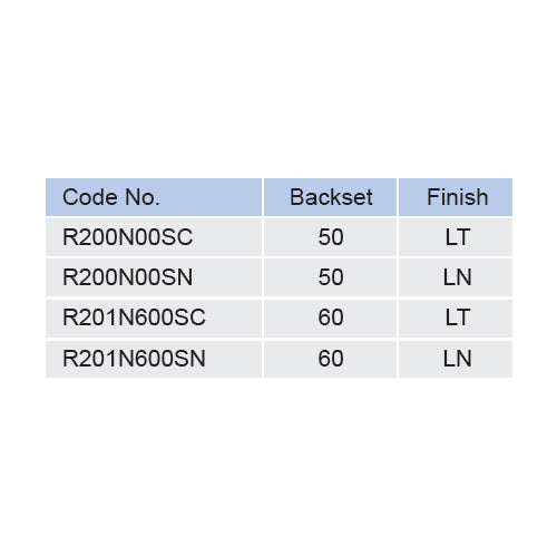 Tesa R200N Bolt with Hook Sash Mortise