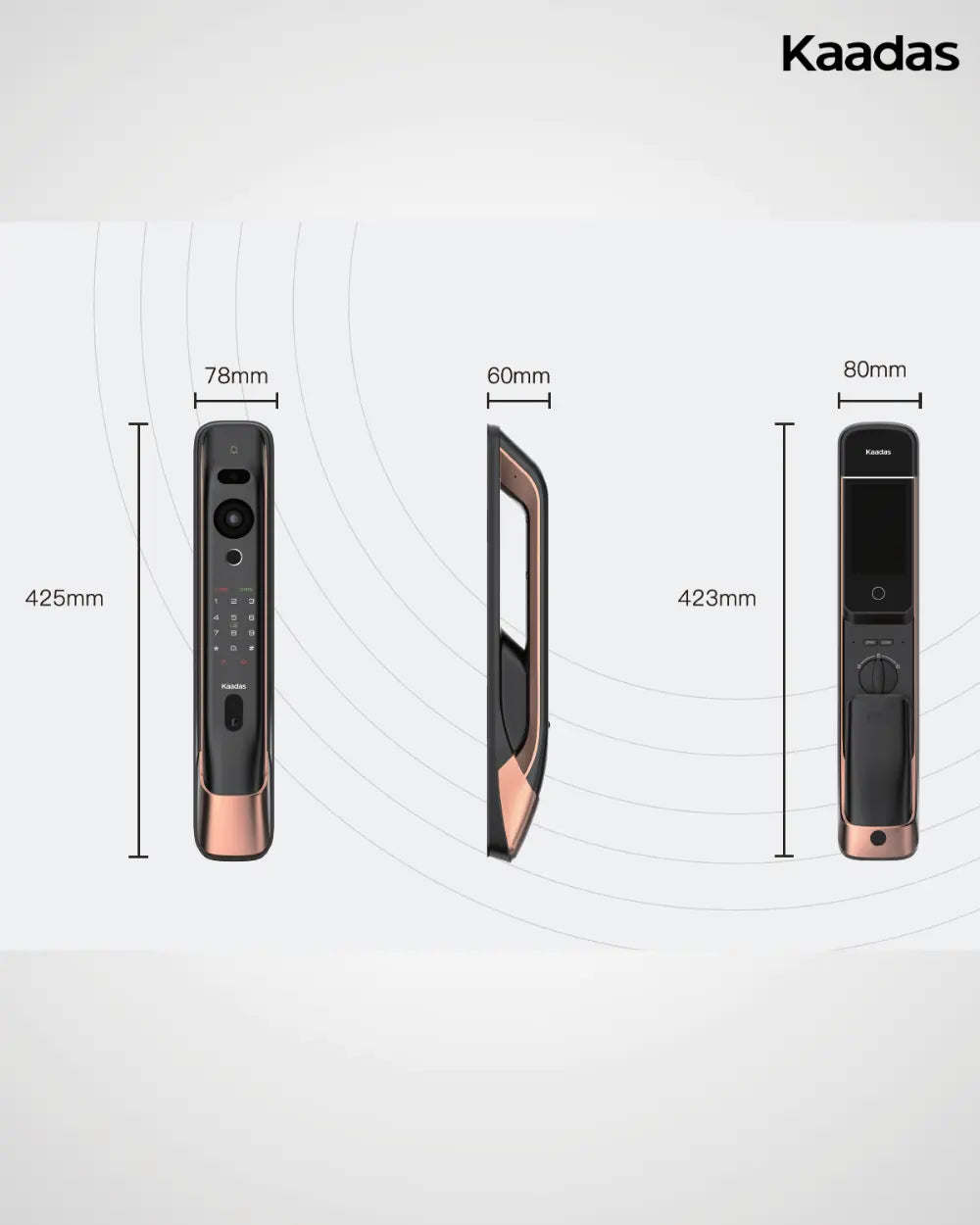 Kaadas K20 Pro Max Face ID Push Pull Lock