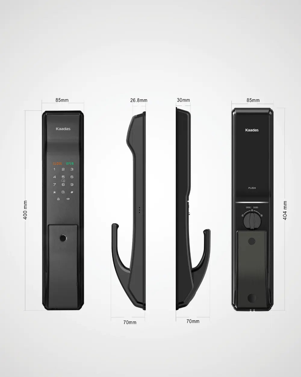 Kaadas K9-5W Push Pull Digital Lock