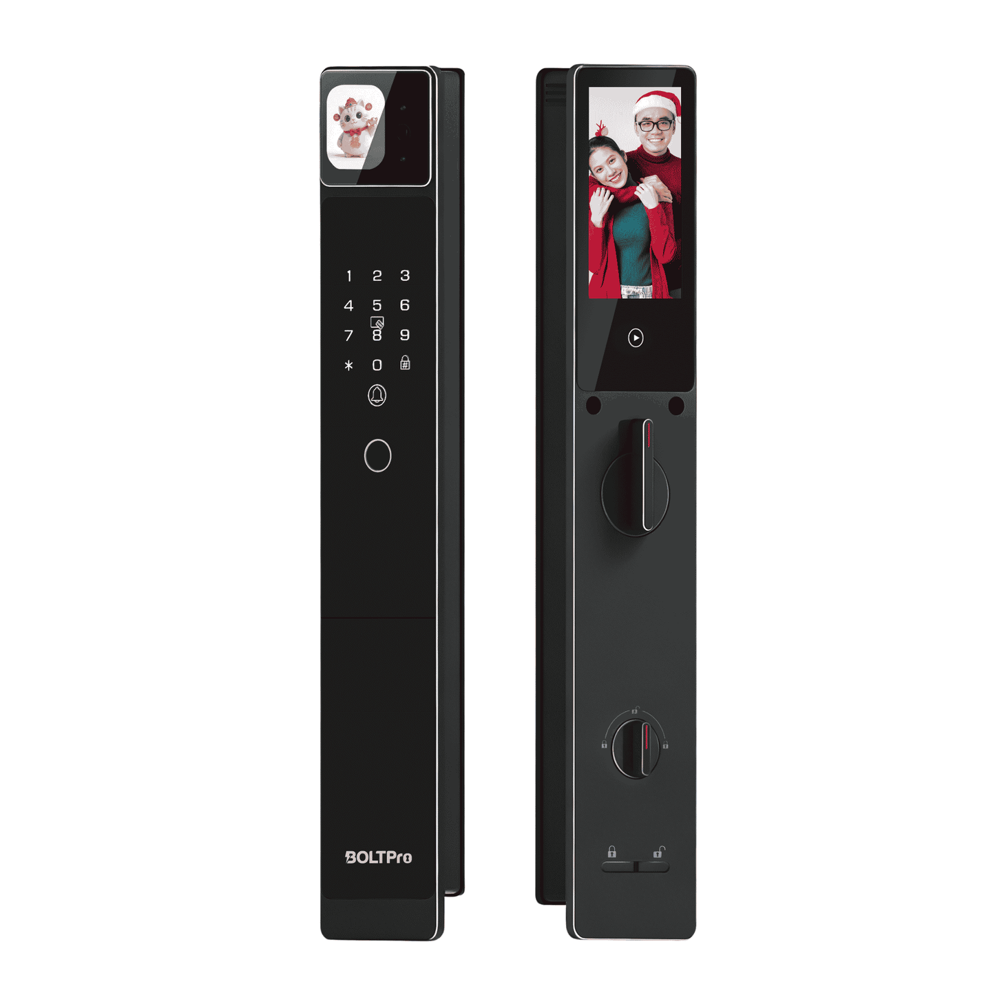 BOLTPro Arc Palm ID & Face ID Push Pull Lock