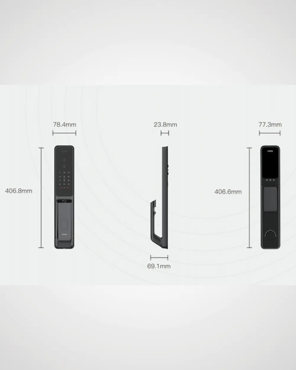 Kaadas Q9-FVP Finger Vein Push Pull Lock