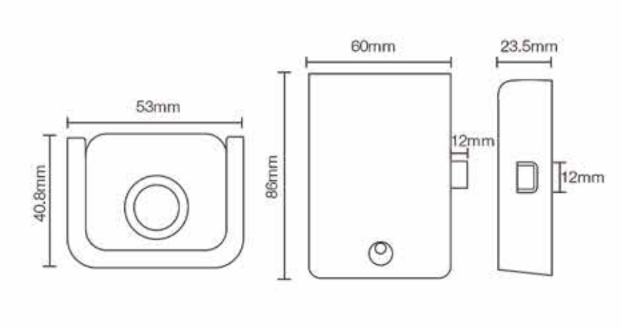 Aegloc AEG-SDL-C053 Digital Cabinet Lock