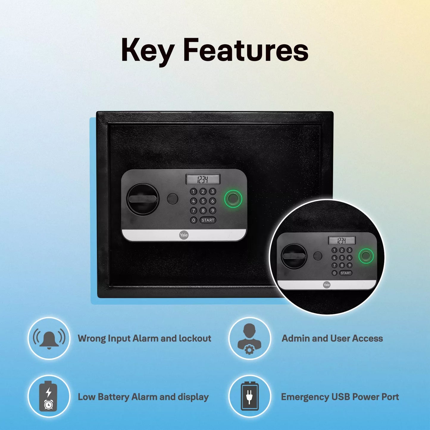 Yale Stellar 300 Biometric Safe