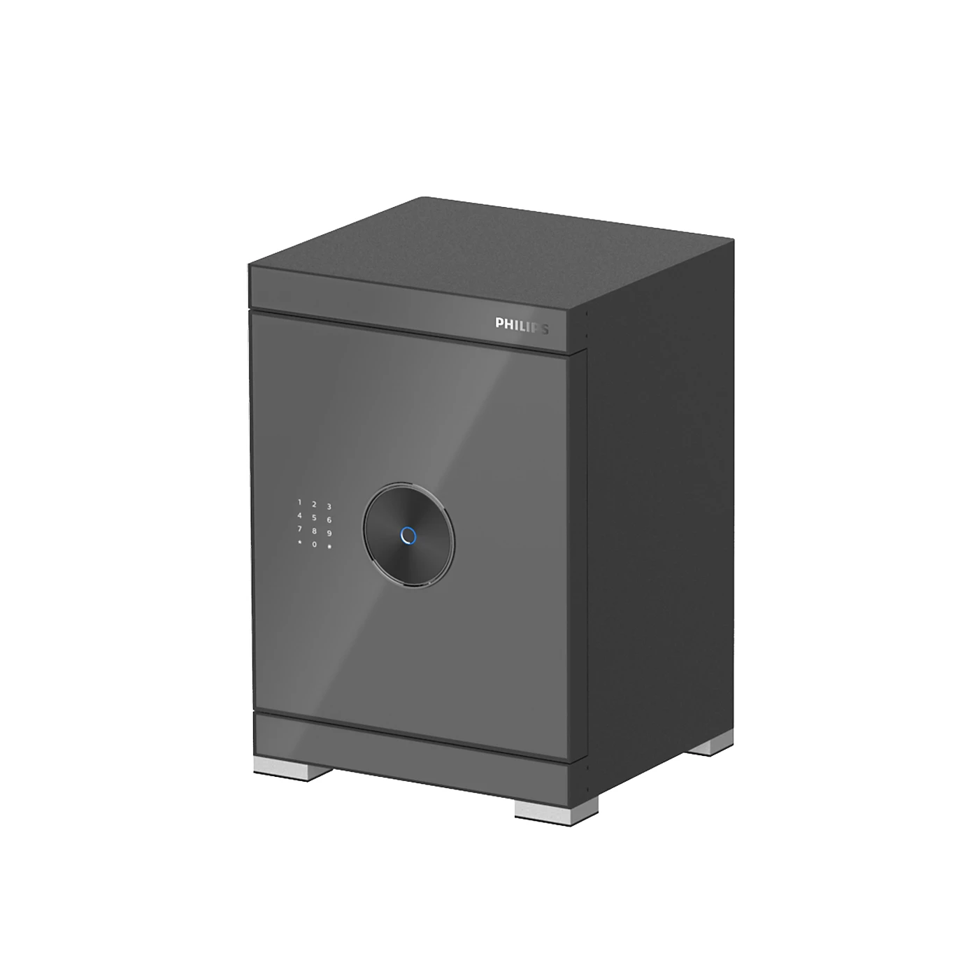 Philips SBX602-5CU Series Smart Safe Box (Grey, Gold)