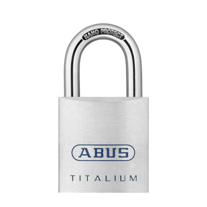 Abus 80TI 40mm 50mm Padlock with Key Aliked System