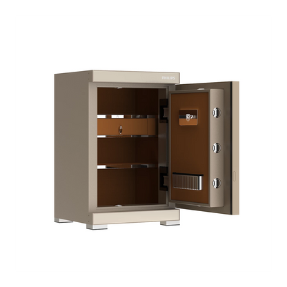 Philips SBX602-8CU Series Smart Safe Box (Grey,Gold)