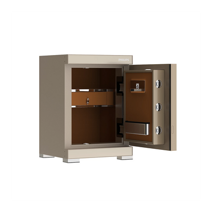 Philips SBX602C6 Series Smart Safe Box (Grey, Gold)