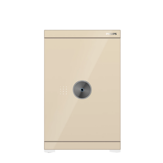 Philips SBX602C7 Series Smart Safe Box (Grey, Gold)