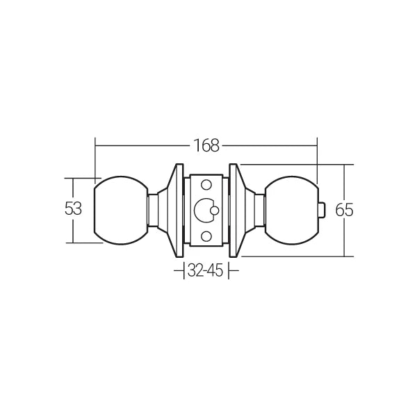 Häfele Cylindrical Lock MCD 3101