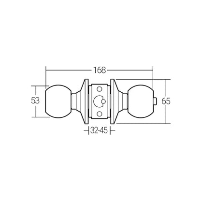 Häfele Cylindrical Lock MCD 3101