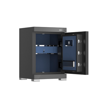 Philips SBX602-5CU Series Smart Safe Box (Grey, Gold)