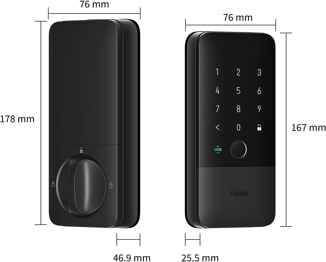 Aqara U400Kit Smart Rim Lock