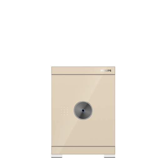 Philips SBX602-5CU Series Smart Safe Box (Grey, Gold)