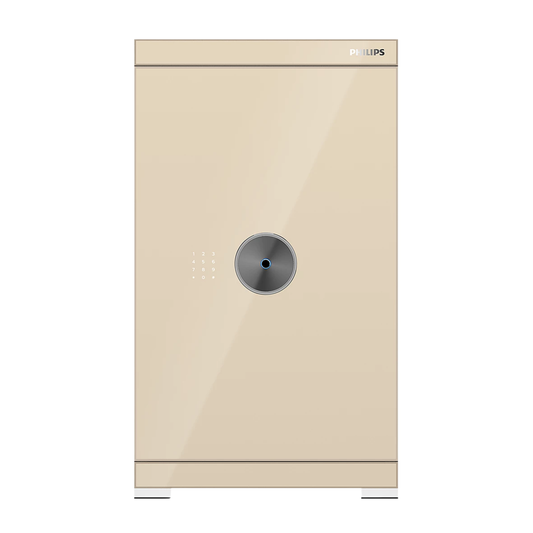 Philips SBX602-8CU Series Smart Safe Box (Grey,Gold)