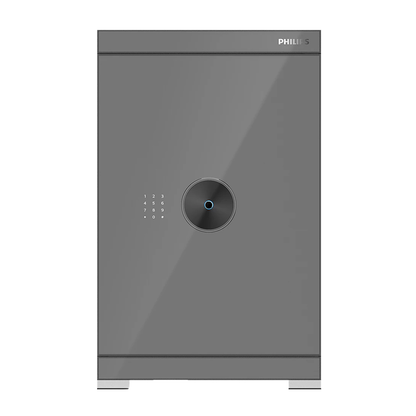 Philips SBX602-8CU Series Smart Safe Box (Grey,Gold)