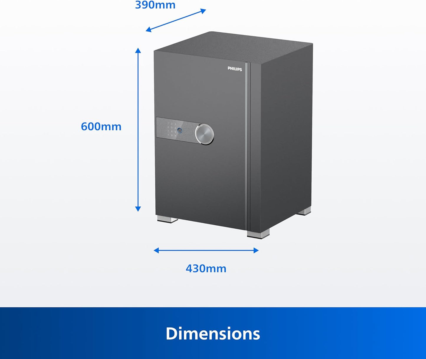 Philips SBX202-6C0 Smart Safe Box (2000 Series)