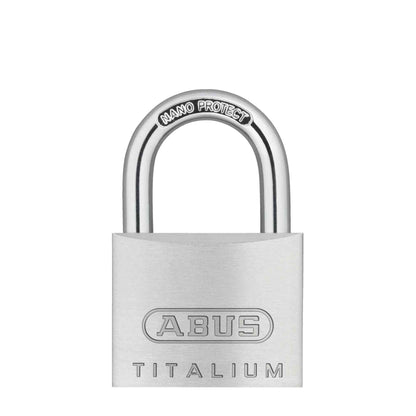 ABUS 64TI TITALIUM™ Padlock Series with Key Aliked System