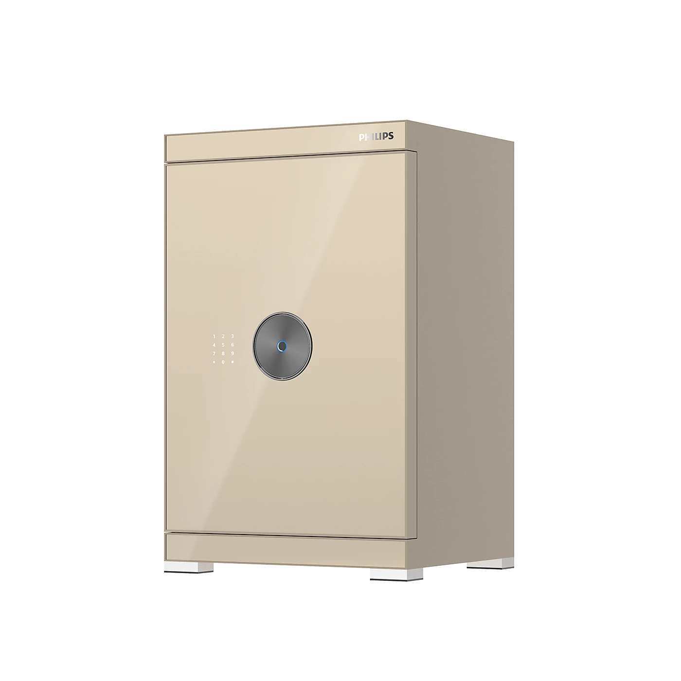 Philips SBX602-7CU Series Smart Safe Box (Grey, Gold)