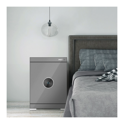 Philips SBX602-5CU Series Smart Safe Box (Grey, Gold)