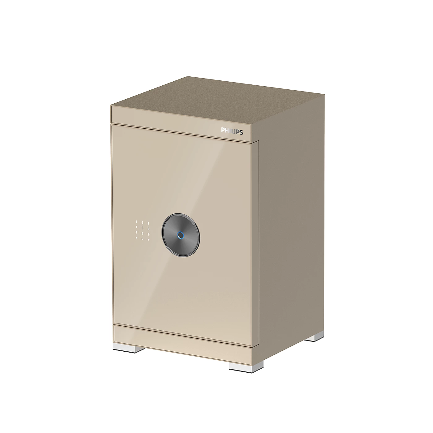 Philips SBX602C6 Series Smart Safe Box (Grey, Gold)