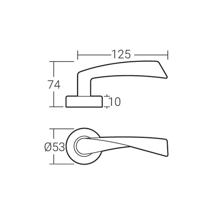 HÄFELE LEVER HANDLE MLHP 9204