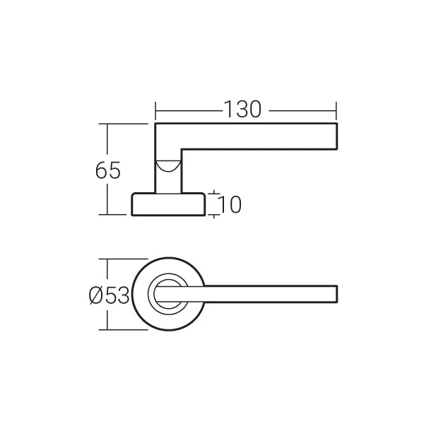 HÄFELE LEVER HANDLE MLHP 9209
