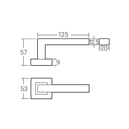 HÄFELE LEVER HANDLE MLHP 9210