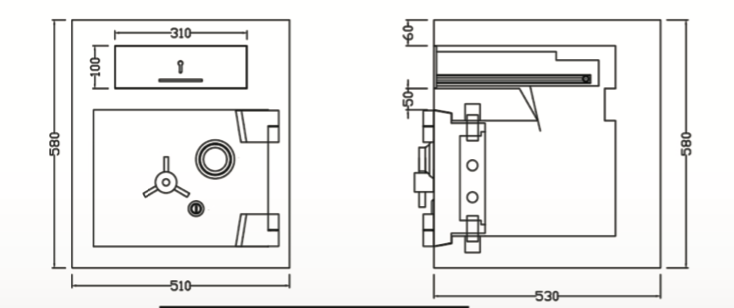 Falcon EuroSafe ES160 NIGHT DEPOSIT TRAP