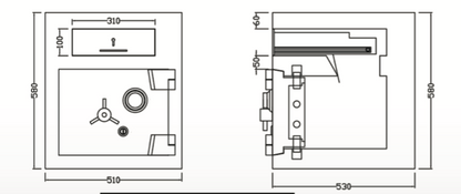 Falcon EuroSafe ES160 NIGHT DEPOSIT TRAP