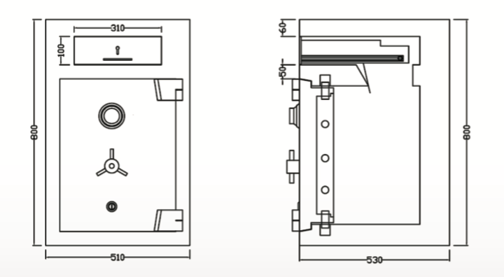 Falcon EuroSafe ES250 NIGHT DEPOSIT TRAP