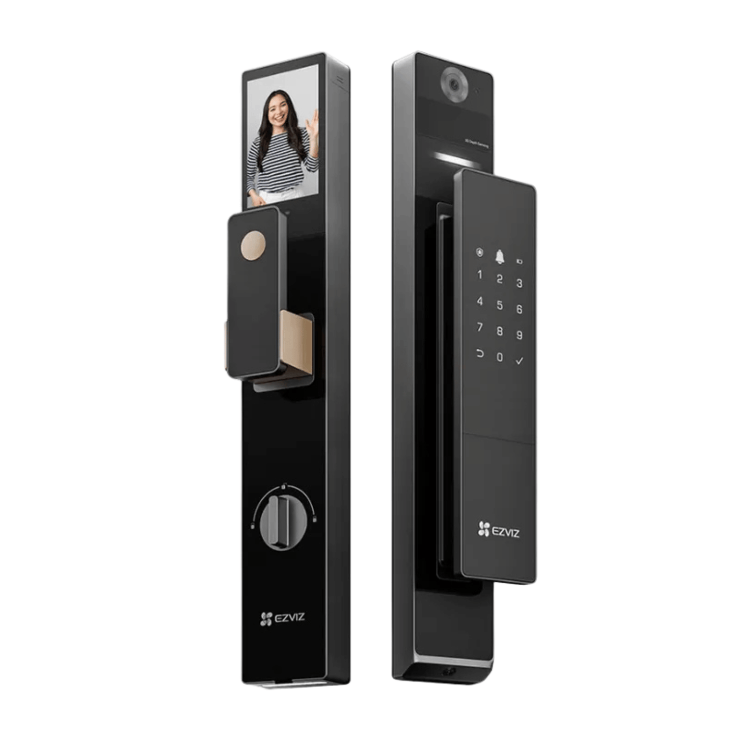Ezviz DL50FVX Palm & 3D Face ID Smart Push Pull Lock