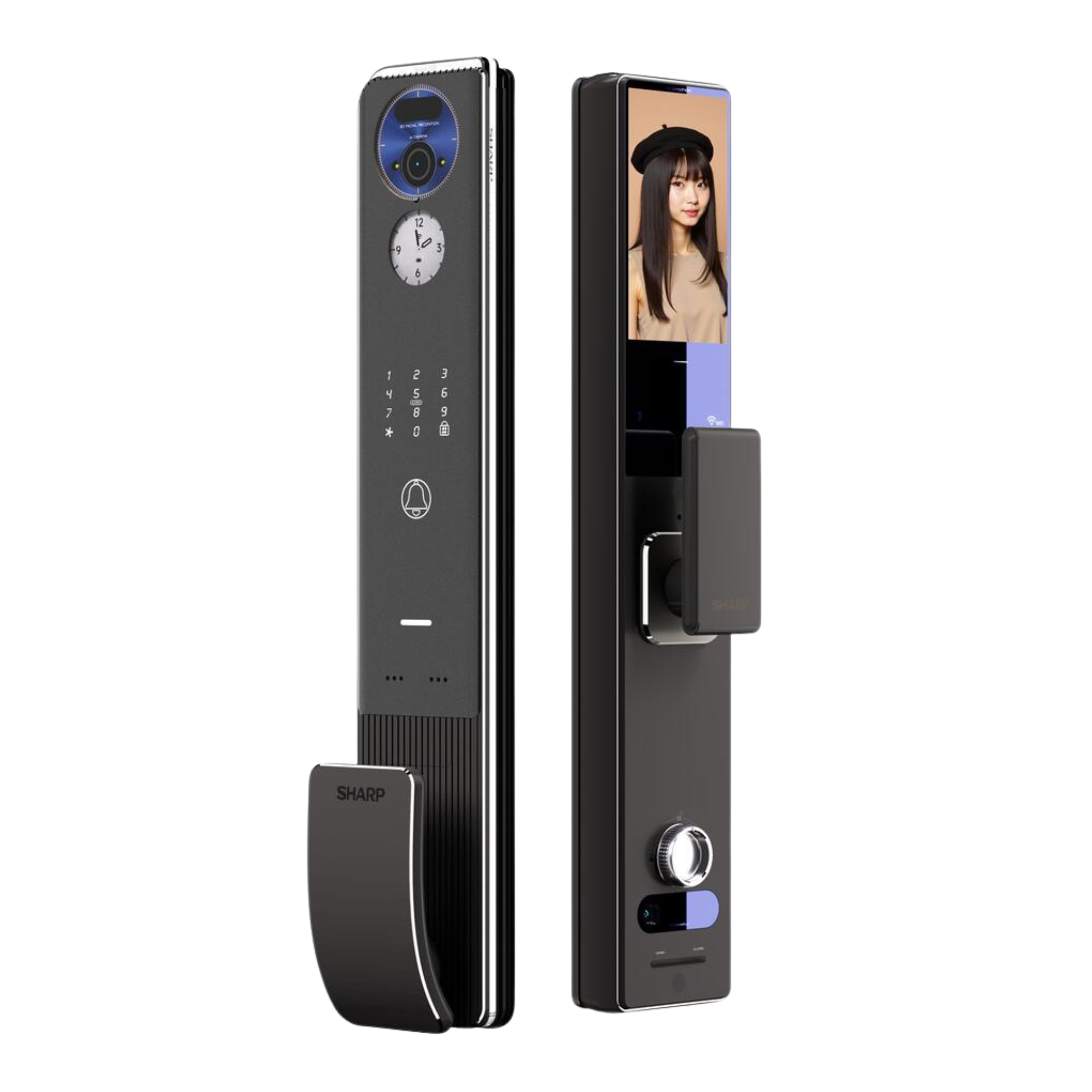 Sharp H4-FV Palm Vein & Face ID Smart Lock – Locks 'n More