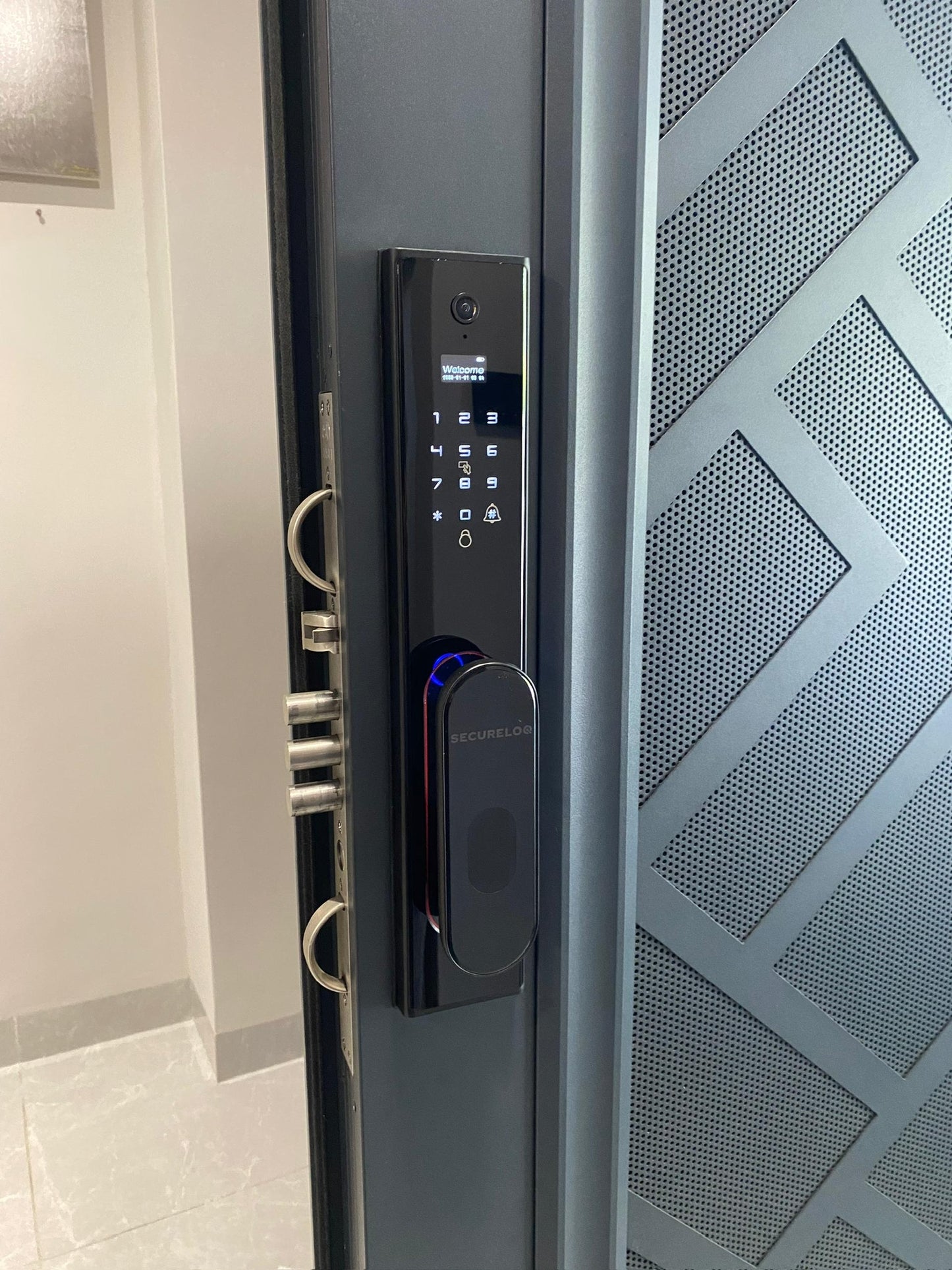 Secureloq P1 Video Doorbell Push Pull Digital Lock