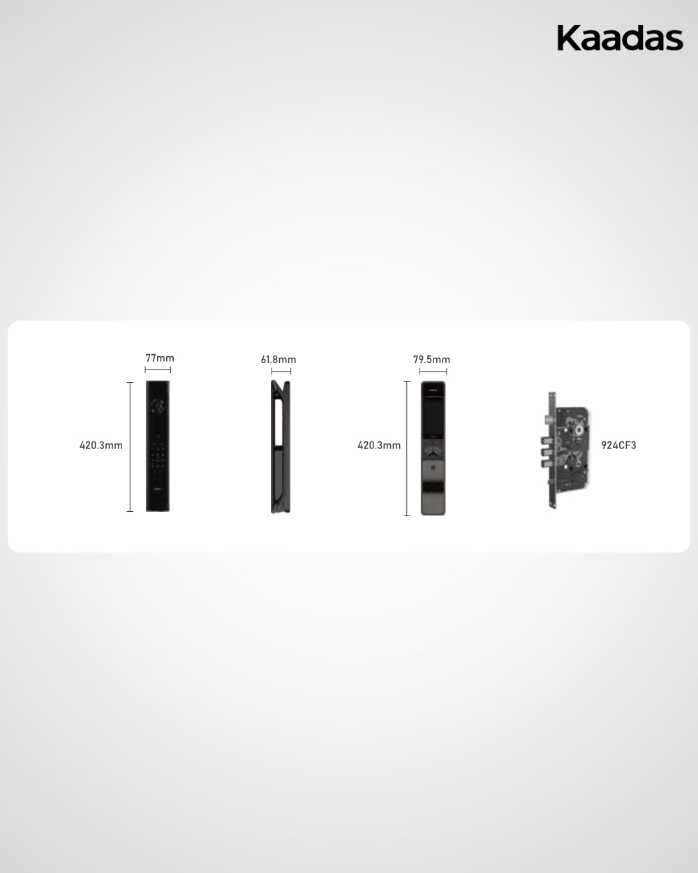 Kaadas K70SE 3D Face ID Push Pull Lock