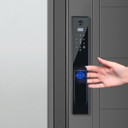 Secureloq P1 Video Doorbell Push Pull Digital Lock