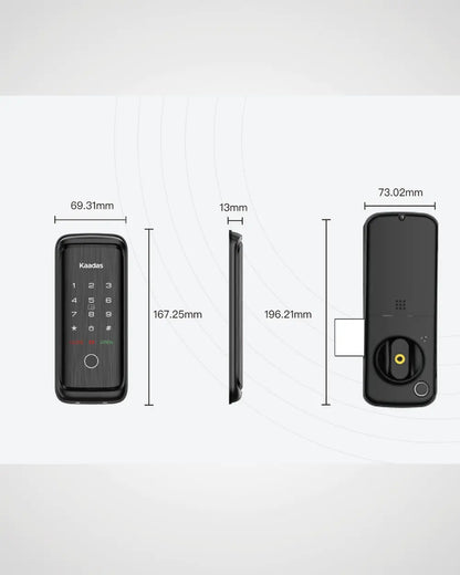 Kaadas R8–5KD Dual Fingerprint Rim Lock