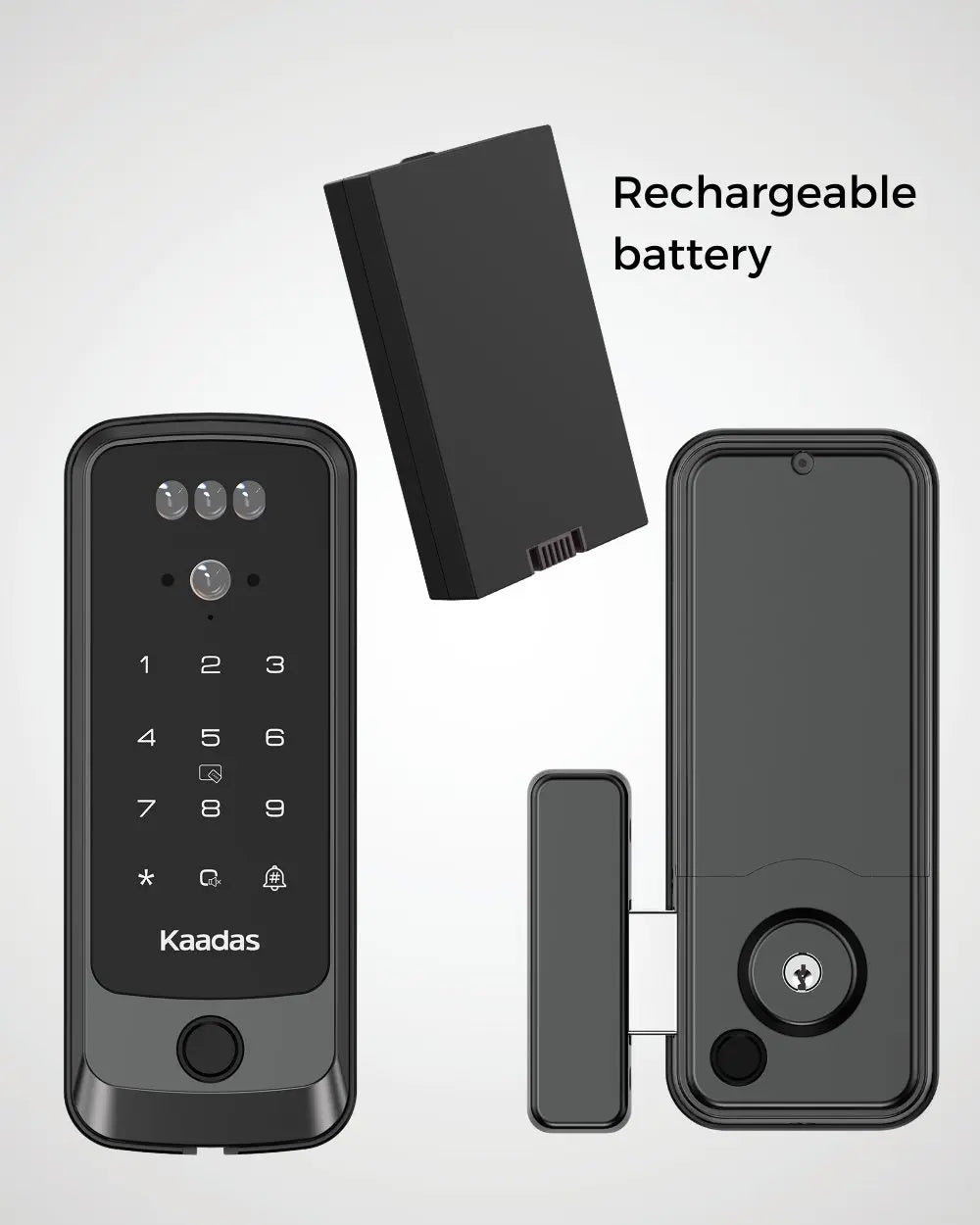 Kaadas R9KFV Face ID Wi-Fi Gate Lock