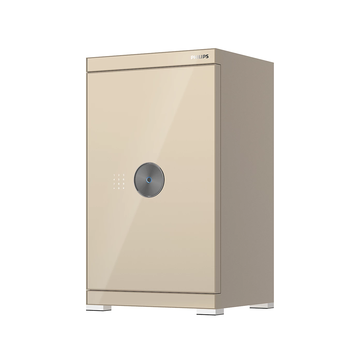 Philips SBX602-8CU Series Smart Safe Box (Grey,Gold)