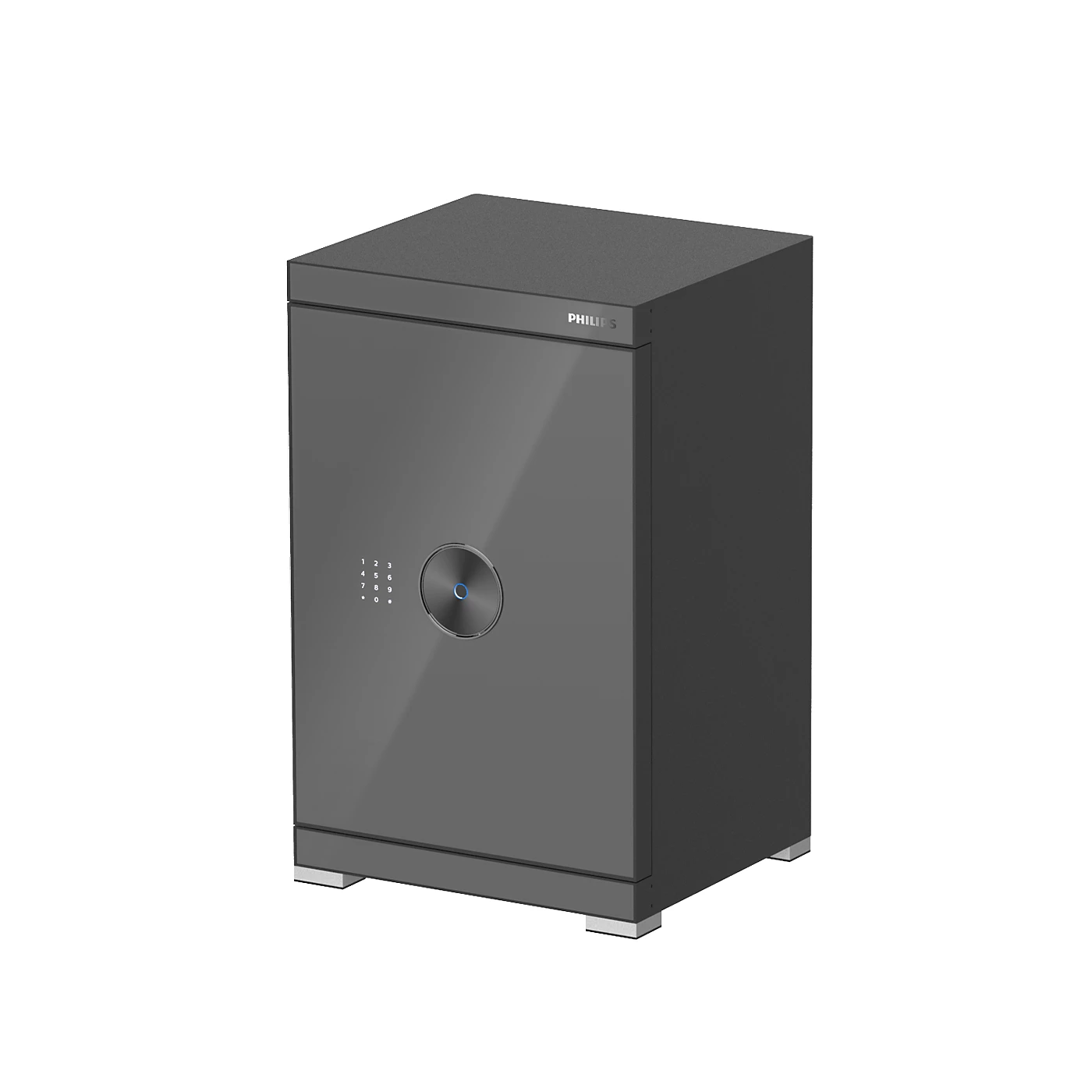 Philips SBX602-7CU Series Smart Safe Box (Grey, Gold)