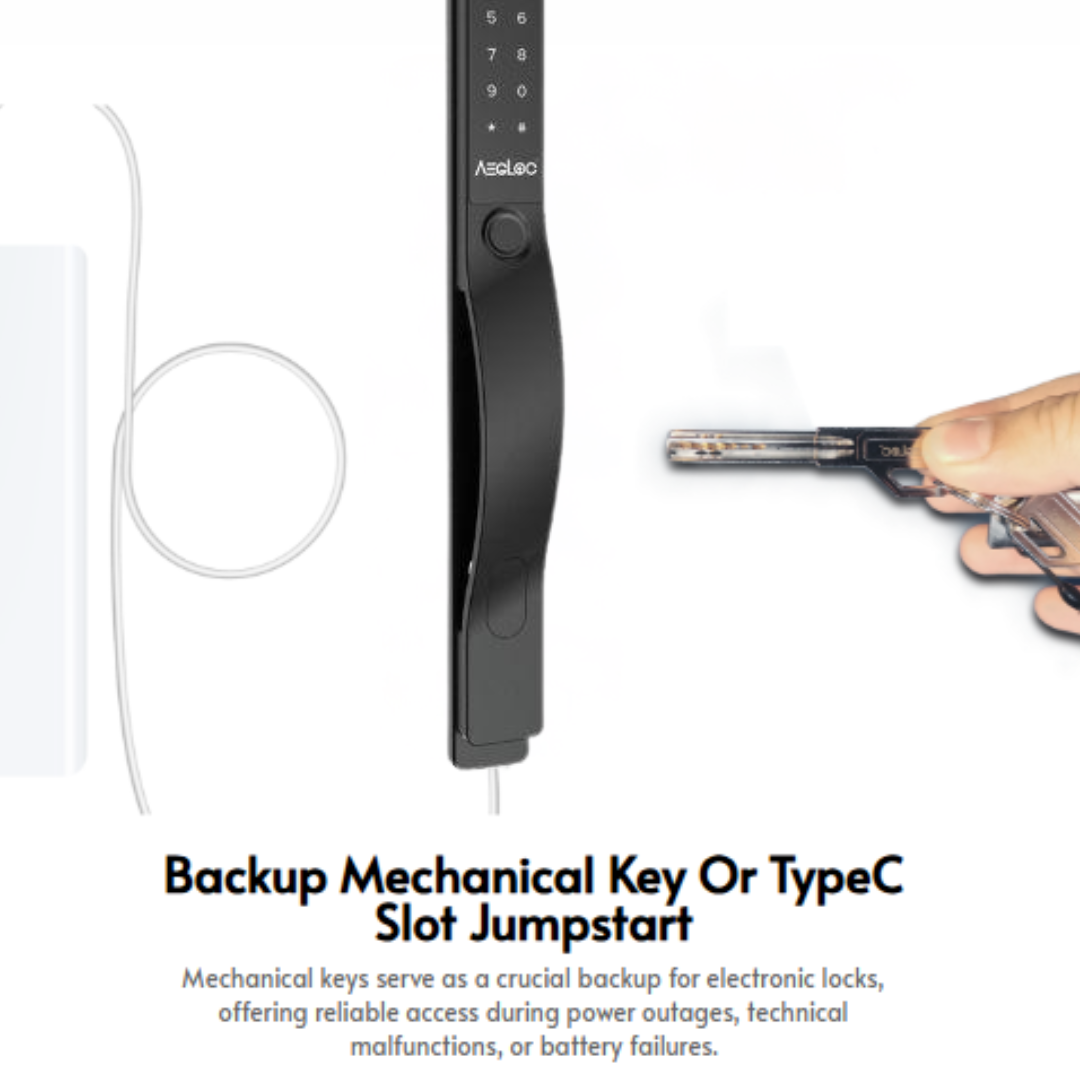 Aegloc AEG-SDL-S80 Face ID Smart Gate Lock