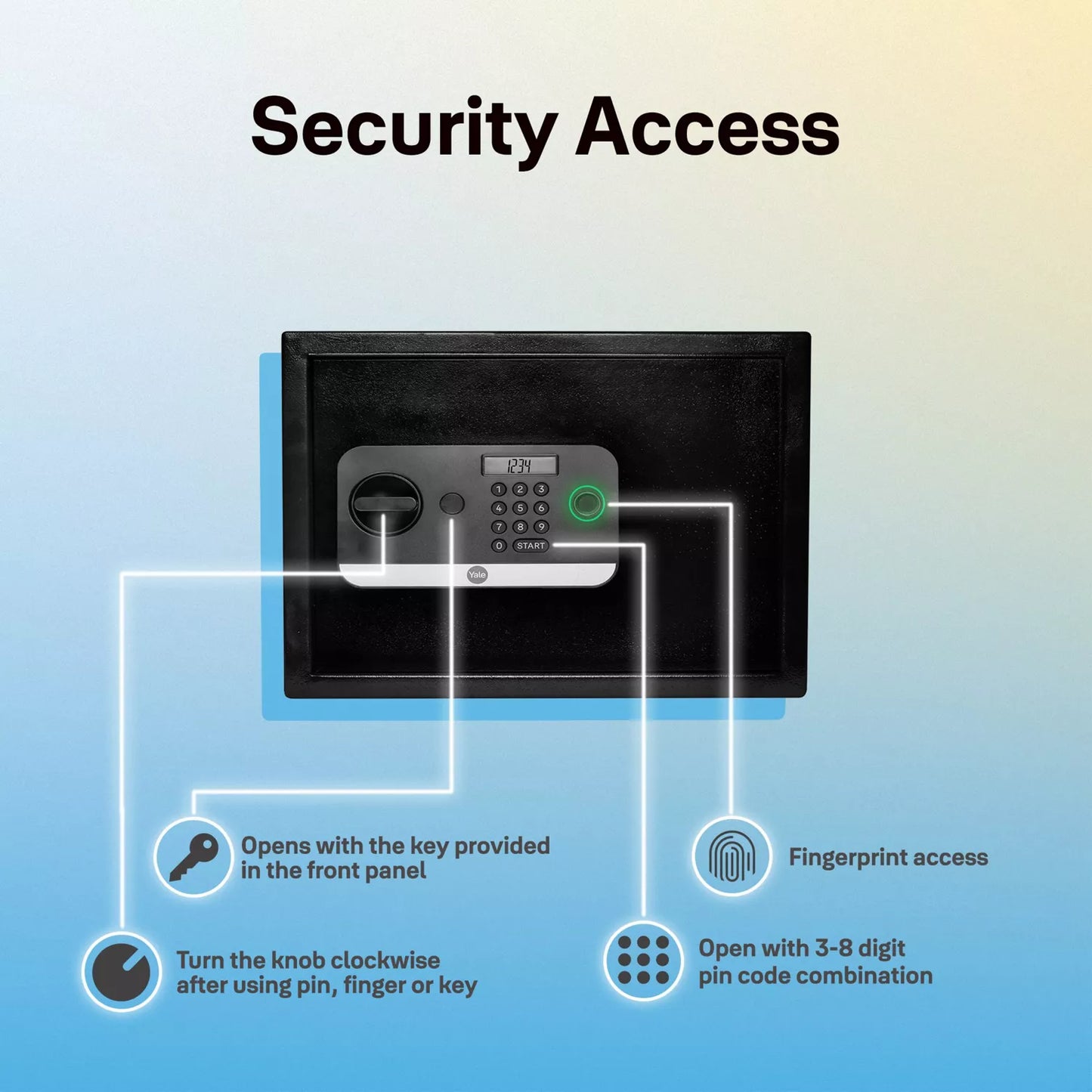 Yale Stellar 250 Biometric Safe