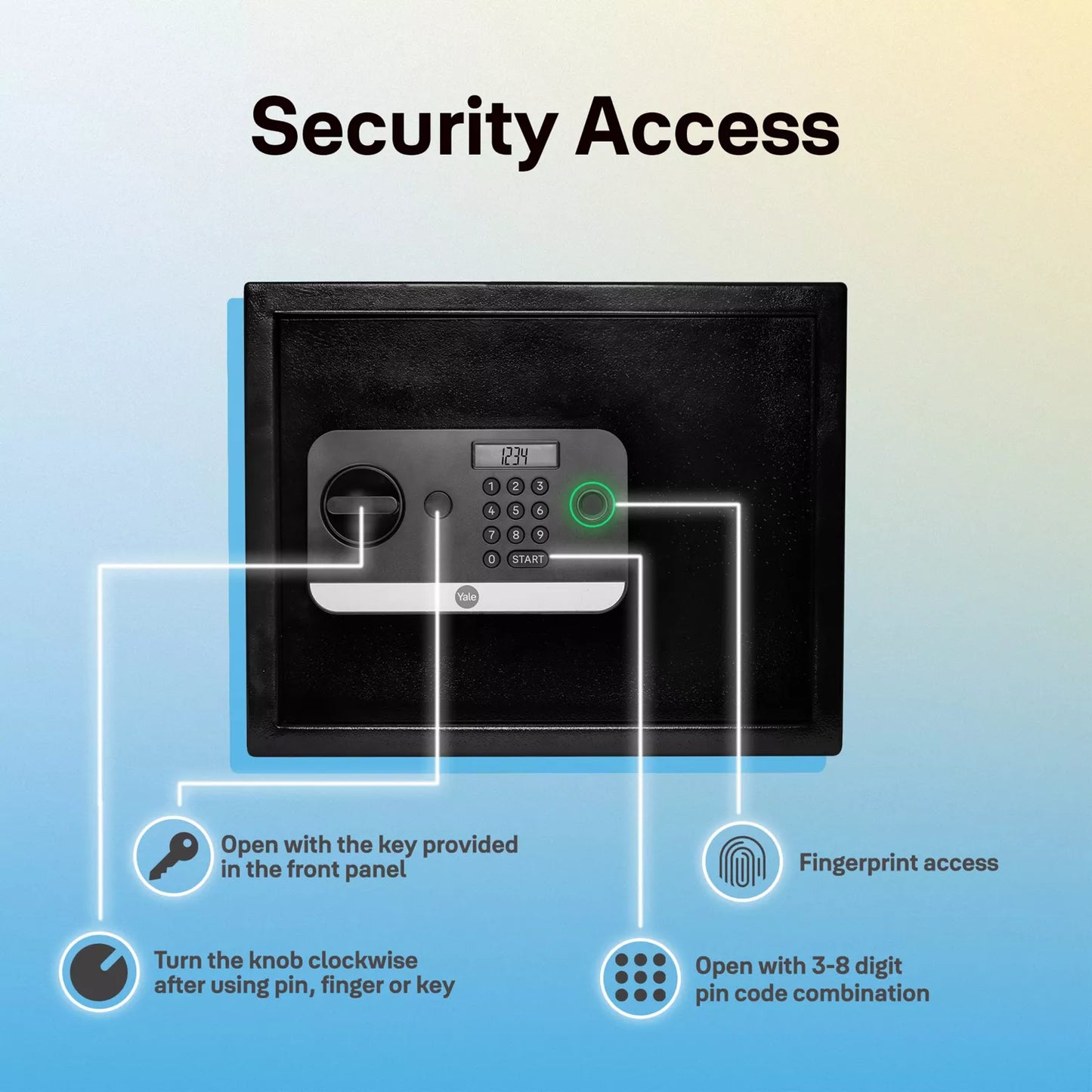 Yale Stellar 300 Biometric Safe