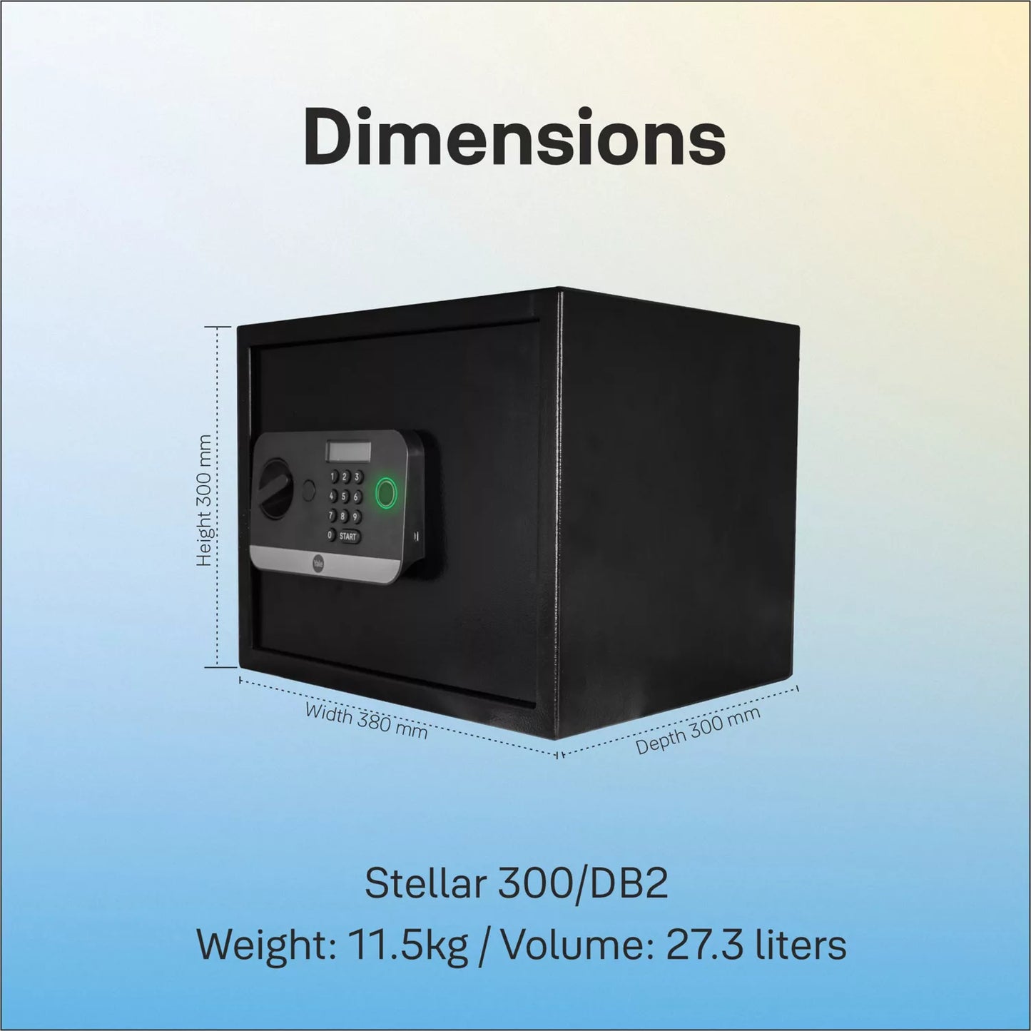 Yale Stellar 300 Biometric Safe