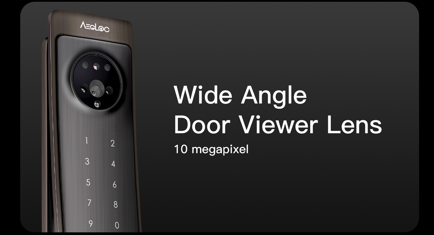 Aegloc AEG-SDL-6068/V8 3D Face Smart Push Pull Door Lock