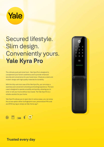 Yale Kyra Pro Fingerprint Digital Lock
