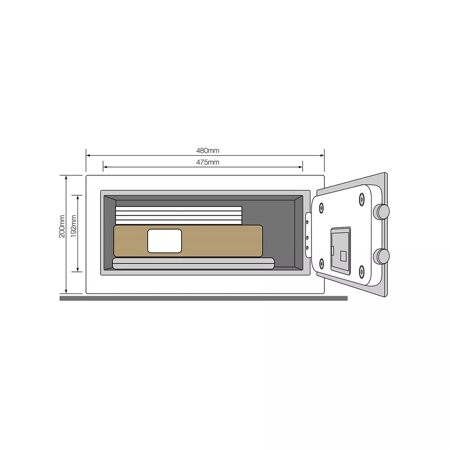 Yale YLB/200/EB1 Security Laptop Safe