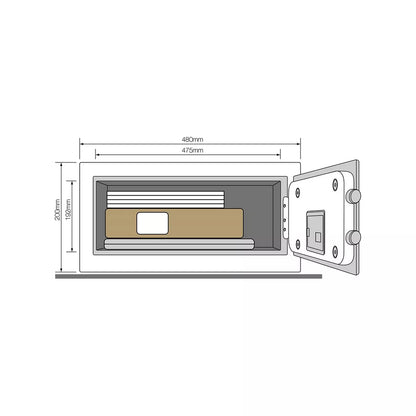 Yale YLB/200/EB1 Security Laptop Safe
